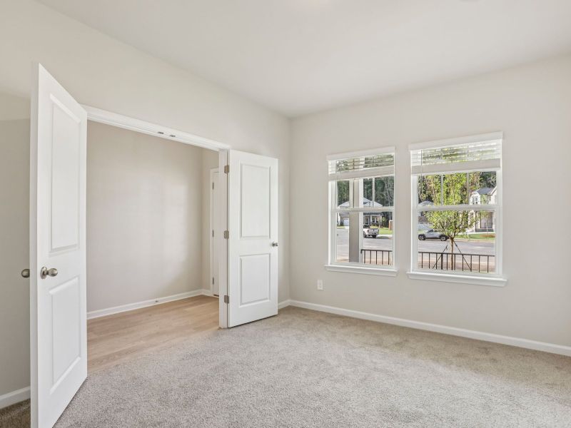 The Johnson Basement floorplan with the Lush White interior package.