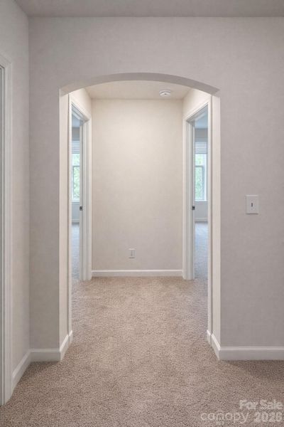Spacious, unfurnished interior of a new home in Wilkerson Place, York (Image 28).