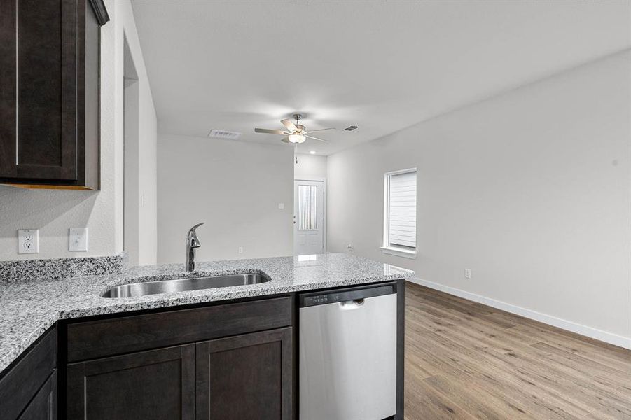 All brand-new Whirlpool kitchen appliances are included!