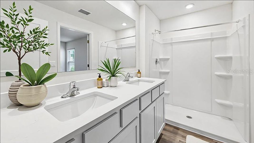 Furnished interior view inside a new home in Emerson Pointe, Ocala (Image 11).