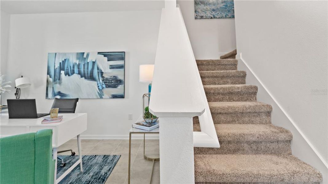Furnished interior view inside a new home in Bridgewalk, St. Cloud (Image 15).