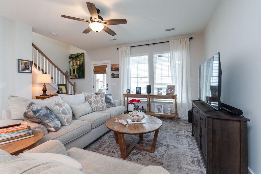 Furnished interior view inside a new home in Nexton - Midtown - The Park Collection, Summerville (Image 11).