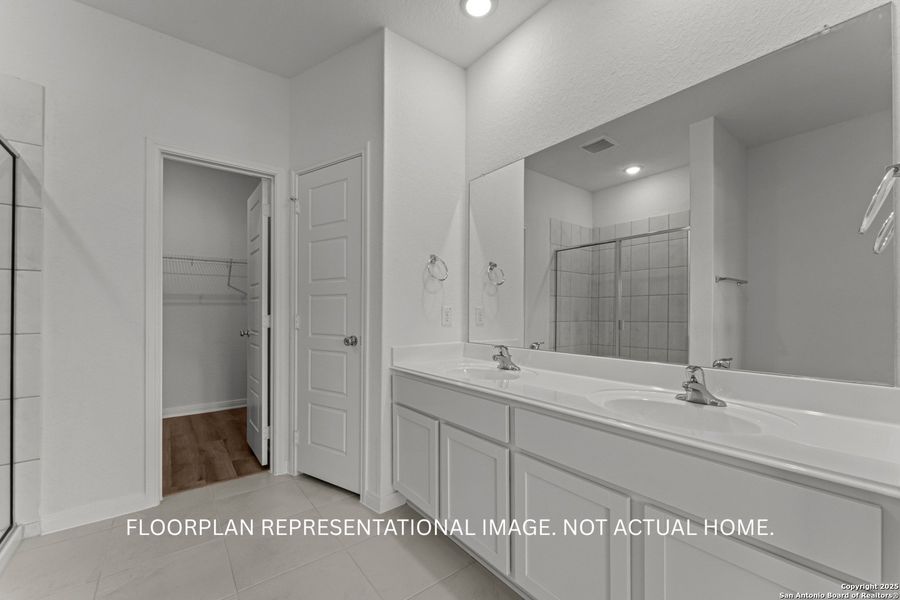 Furnished interior view inside a new home in Agave, San Antonio (Image 13).