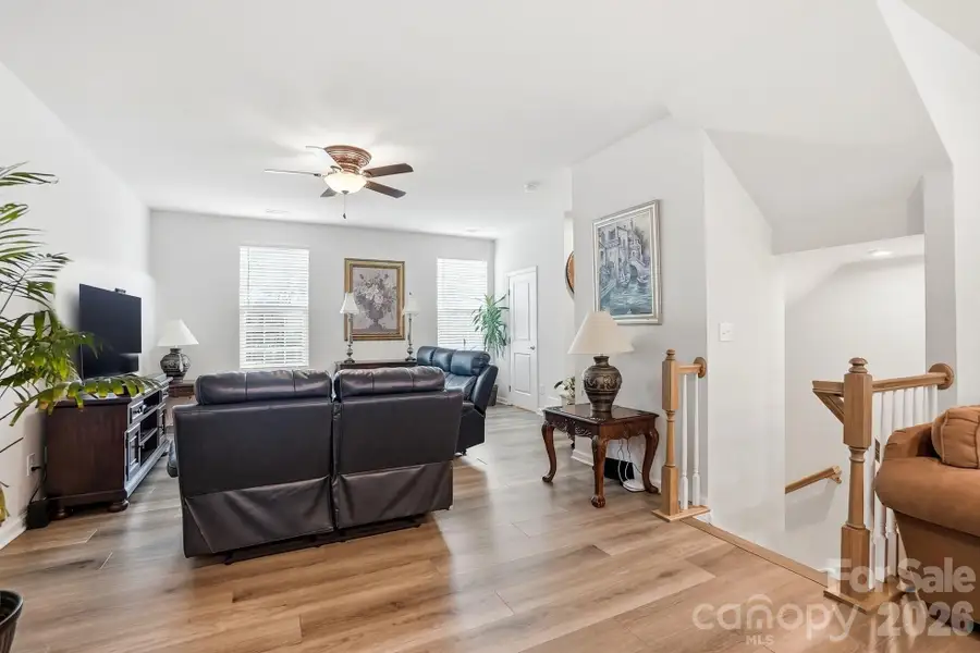 Furnished interior view inside a new home in Stone Creek Townhomes, Matthews (Image 24).