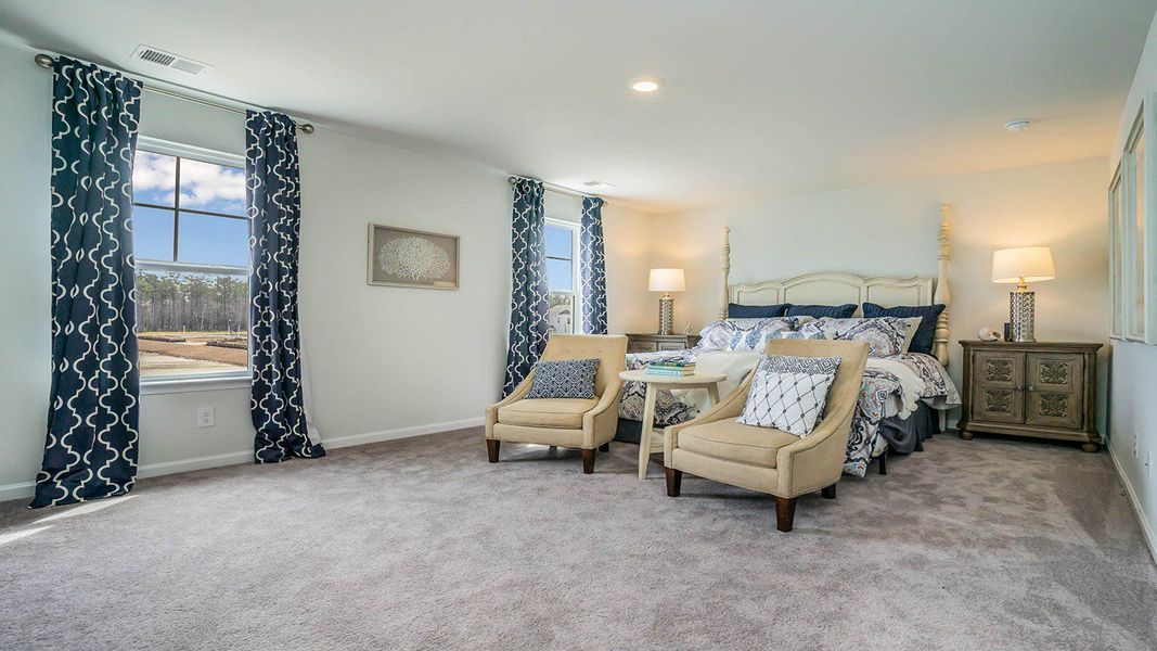 Representative furnished interior of a home built from the Galen by D.R. Horton in Cobblestone Village, Savannah (Image 4).