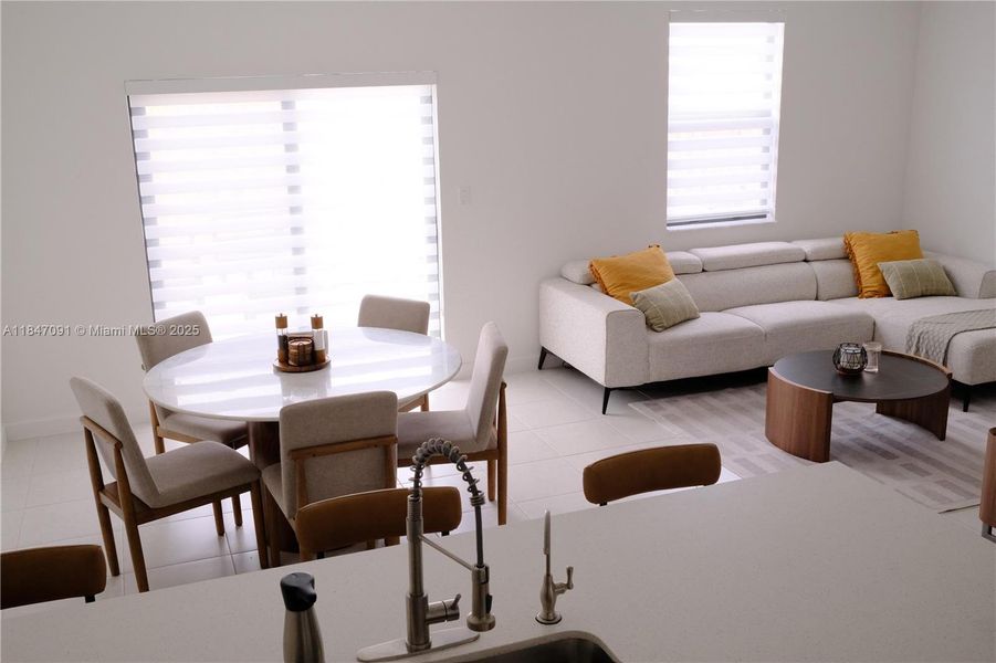 Furnished interior view inside a new home in , Miami (Image 31).