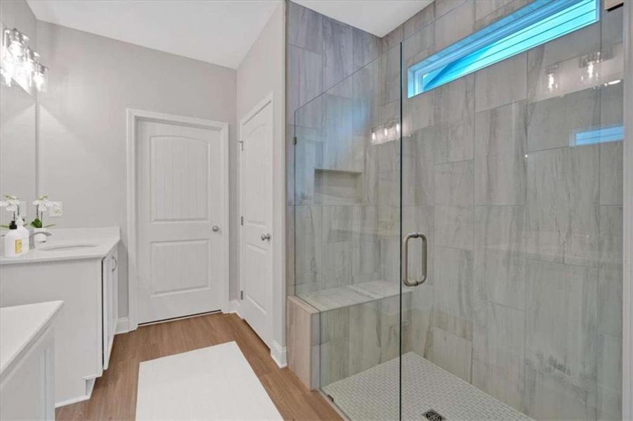 Furnished interior view inside a new home in Heritage Pointe at The Georgian, Villa Rica (Image 5). Furnished interior view inside a new home in Heritage Pointe at The Georgian, Villa Rica (Image 5).