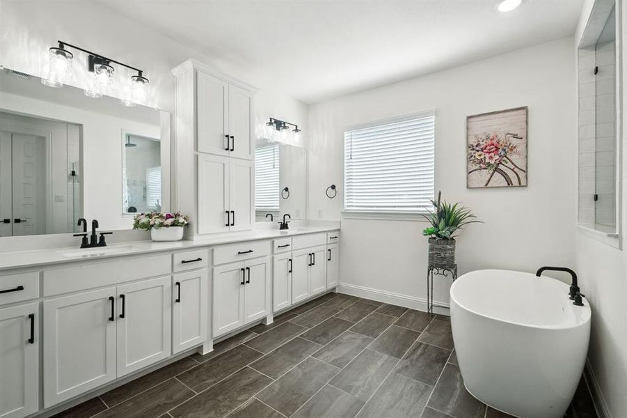 Furnished interior view inside a new home in , Wylie (Image 11).