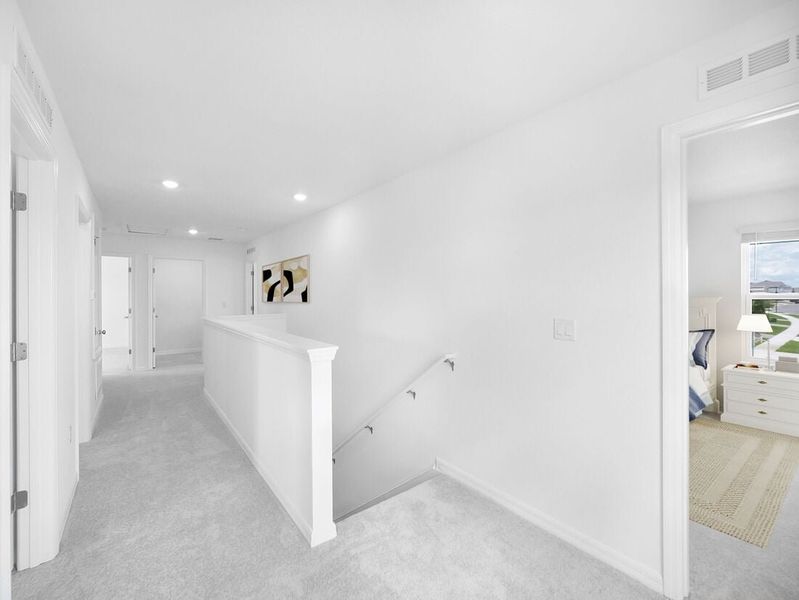 Representative unfurnished interior of a home built from the Azalea by Taylor Morrison in Palm Wind, Hudson (Image 20).