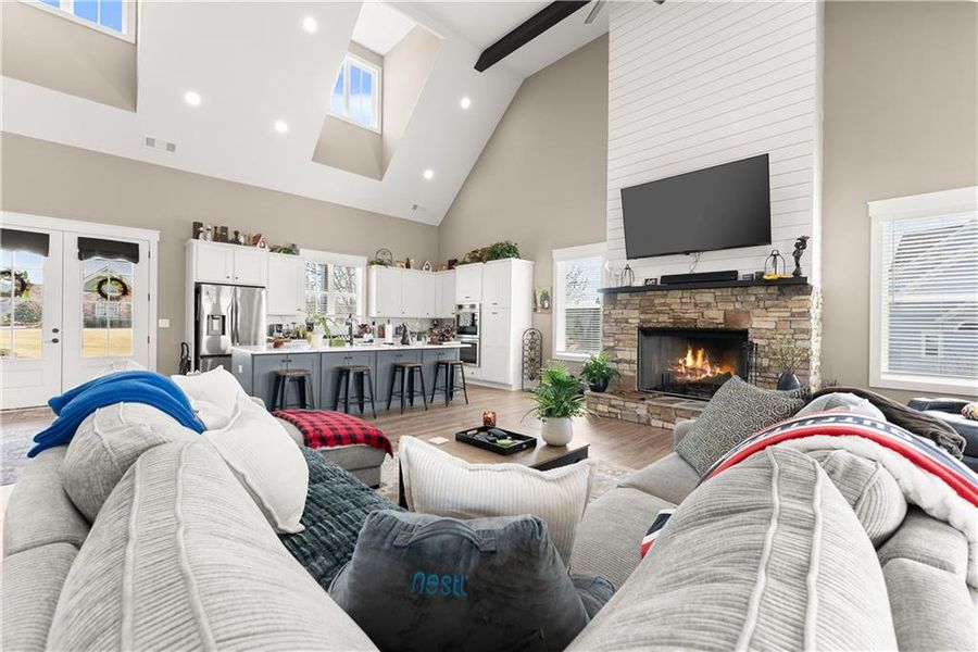 Furnished interior view inside a new home in , Dawsonville (Image 40).