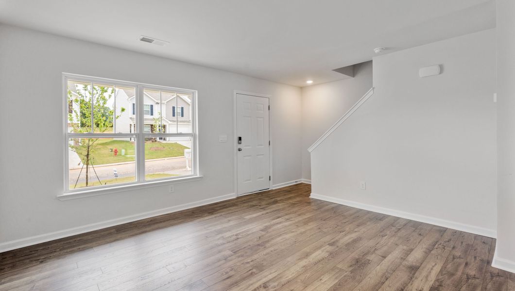Representative unfurnished interior of a home built from the Rachel by D.R. Horton in Treemont Commons, Wellford (Image 14).