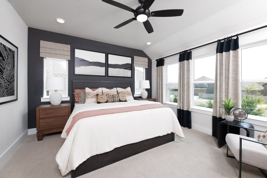 Representative furnished interior of a home built from the Chicory by Tri Pointe Homes in The Retreat at Harvest, Argyle (Image 4).