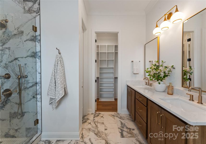 Furnished interior view inside a new home in , Charlotte (Image 31).