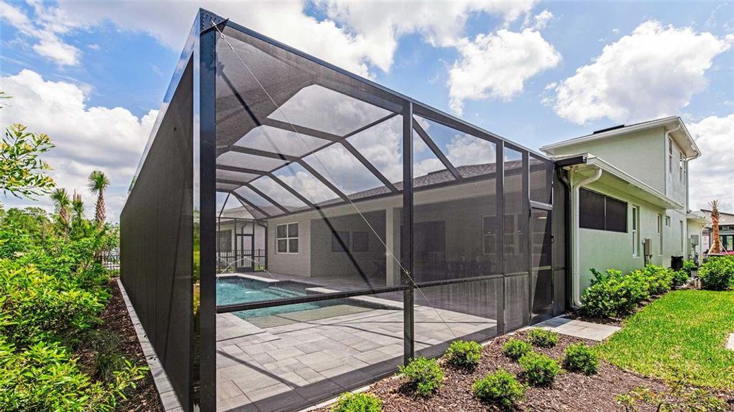 Exterior details and patio area of a home in Cresswind DeLand, Deland (Image 20). Exterior details and patio area of a home in Cresswind DeLand, Deland (Image 20).