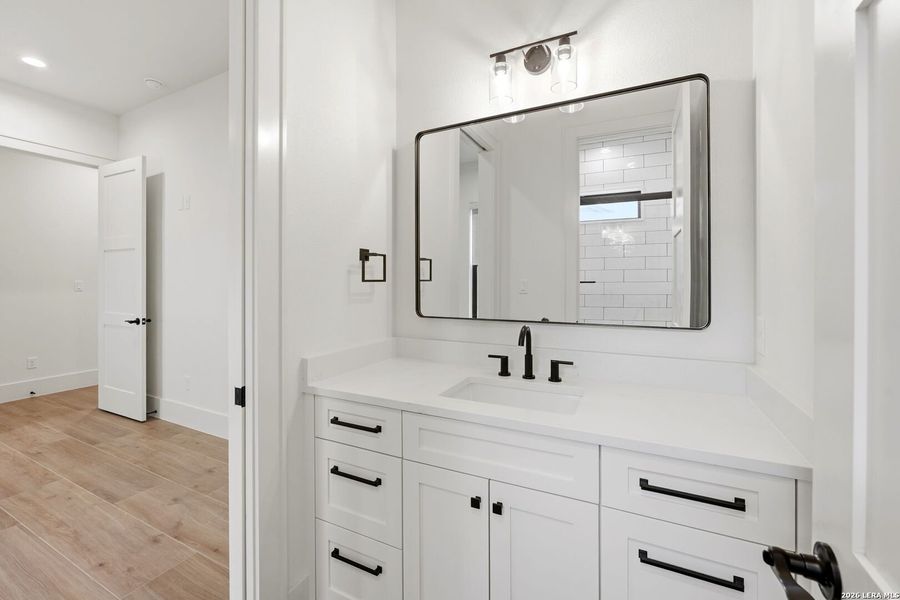 Furnished interior view inside a new home in , New Braunfels (Image 8).