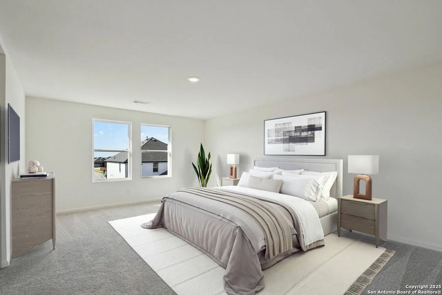 Furnished interior view inside a new home in The Wilder, Adkins (Image 10). Furnished interior view inside a new home in The Wilder, Adkins (Image 10).