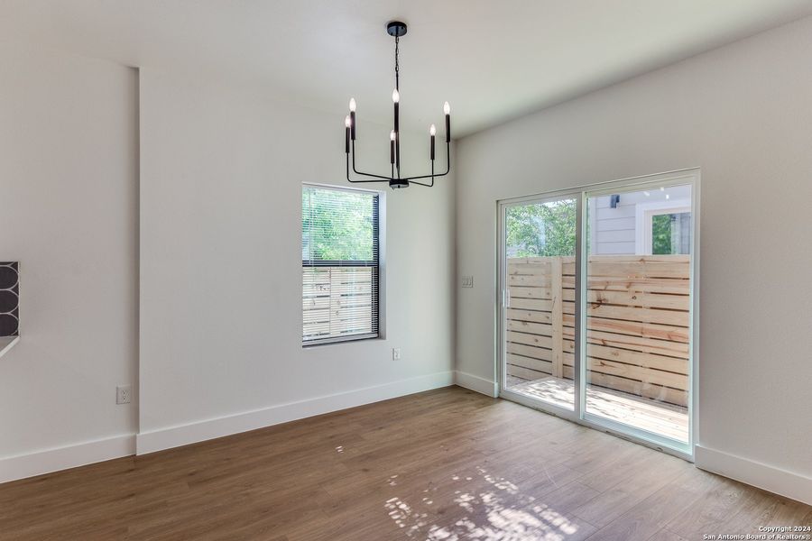 Spacious, unfurnished interior of a new home in , San Antonio (Image 16). Spacious, unfurnished interior of a new home in , San Antonio (Image 16).