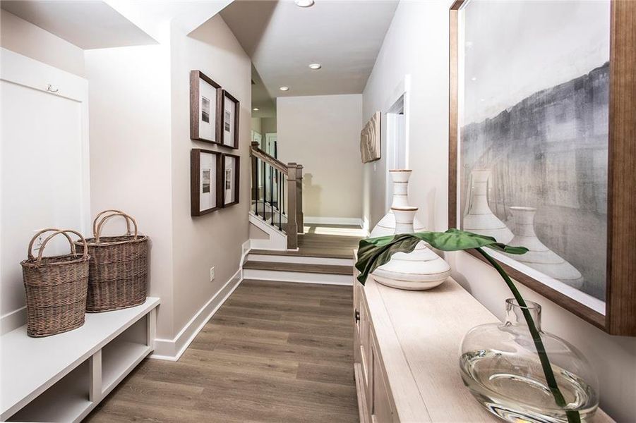 Furnished interior view inside a new home in The Groves at Myrtle: Myrtle Street, Roswell (Image 7).