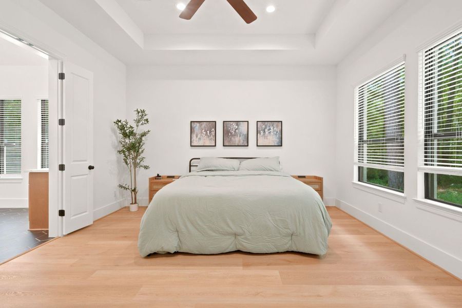Furnished interior view inside a new home in , New Waverly (Image 18).