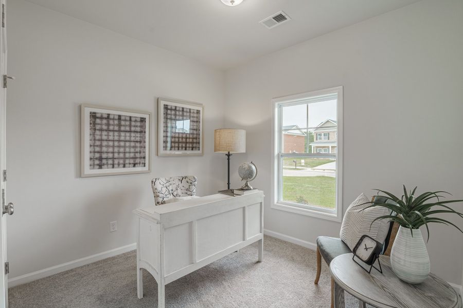 Representative furnished interior of a home built from the Adger by Hurricane Builders in Amber Hill, West Columbia (Image 6).