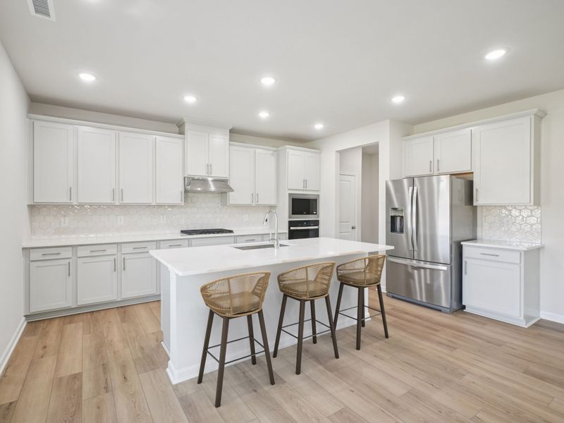 Furnished interior view inside a new home in Marshburn Landing - Signature Series, Wendell (Image 3).