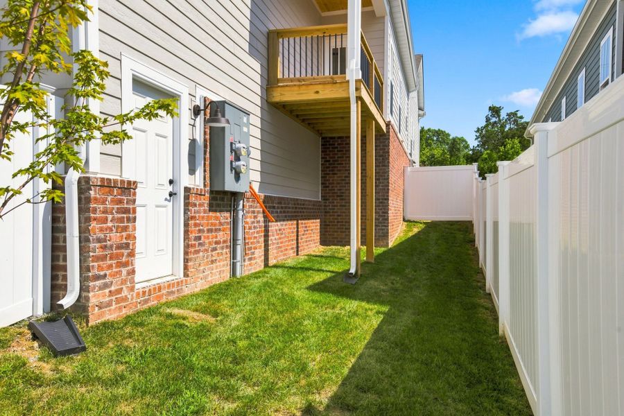 Exterior details and patio area of a home in Carothers Farms, Nolensville (Image 21).