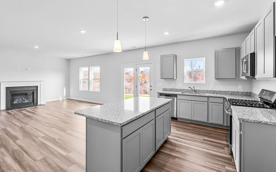 Furnished interior view inside a new home in Bell West, Kernersville (Image 9).