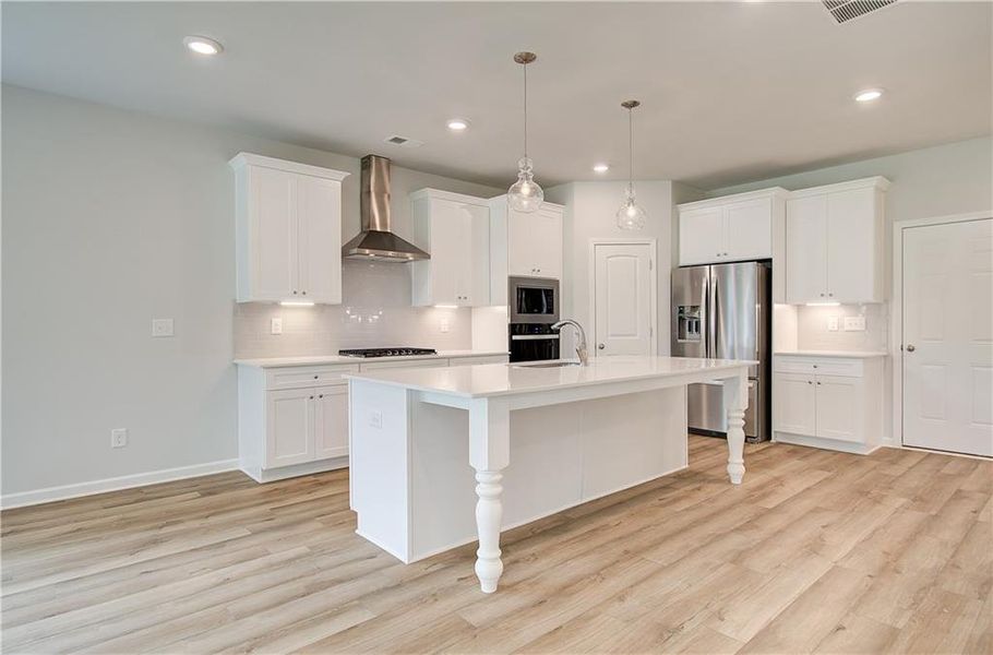 Furnished interior view inside a new home in Cambria at Traditions, Hampton (Image 8).