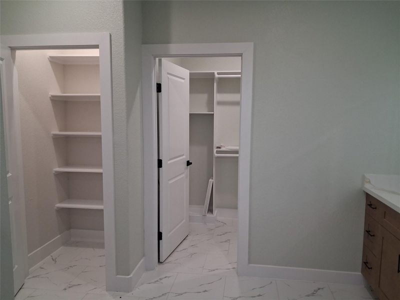 Primary Walking closet