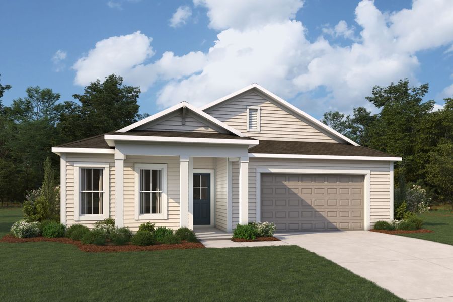 Representative exterior photo of a completed home built from the Ivy by Mattamy Homes in RiverTown, St. Johns, FL (Image 5). Representative exterior photo of a completed home built from the Ivy by Mattamy Homes in RiverTown, St. Johns, FL (Image 5).
