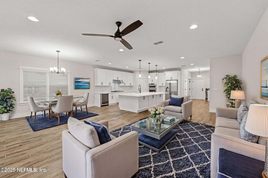 Furnished interior view inside a new home in , Jacksonville (Image 42).