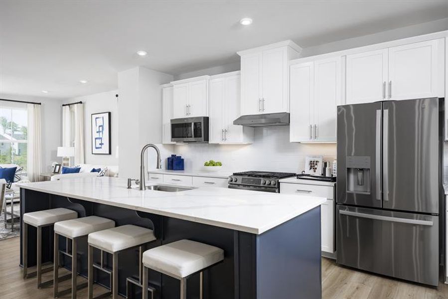 Furnished interior view inside a new home in Creek Water Townhomes, Indian Land (Image 5).