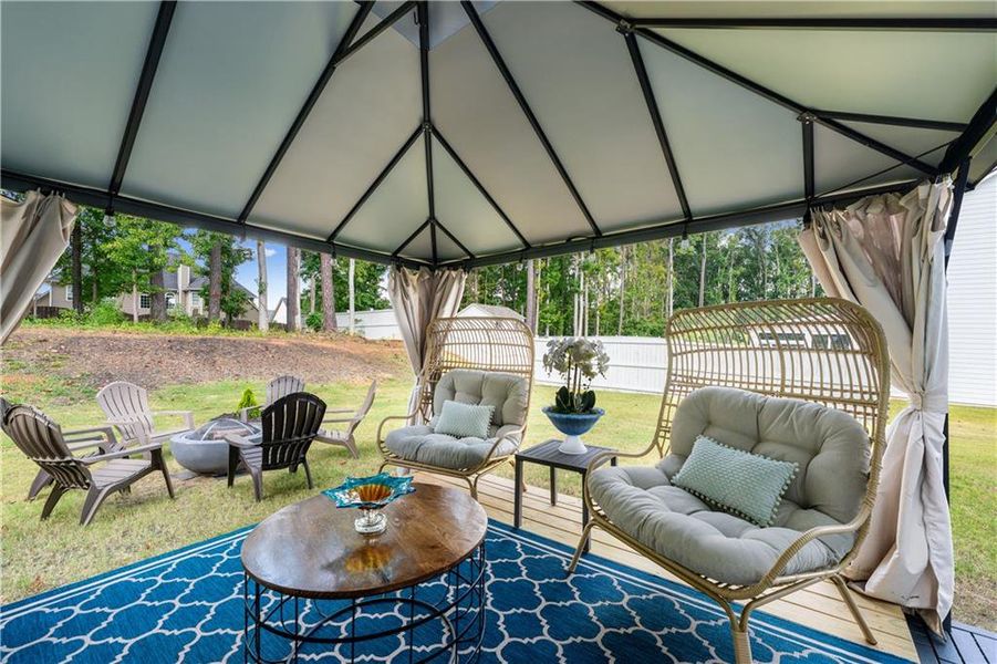Exterior details and patio area of a home in Springside Reserve, Powder Springs (Image 31). Exterior details and patio area of a home in Springside Reserve, Powder Springs (Image 31).