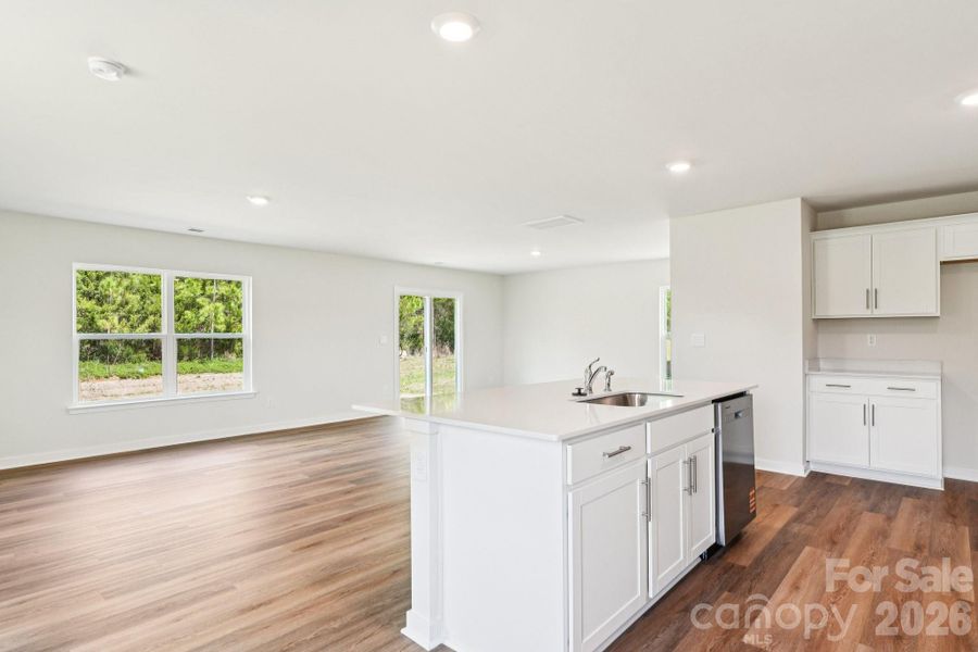 Furnished interior view inside a new home in Woodhaven at Chester, Chester (Image 3).