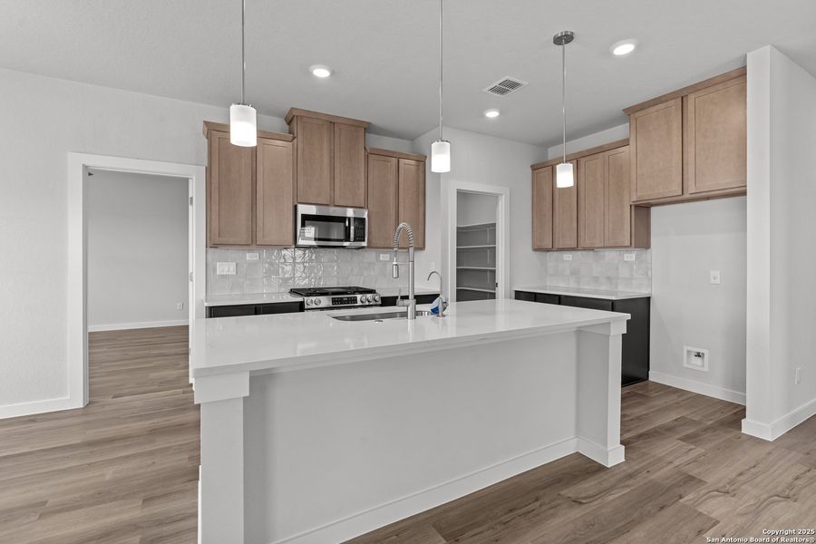 Furnished interior view inside a new home in Weltner Farms 50’s, New Braunfels (Image 8).