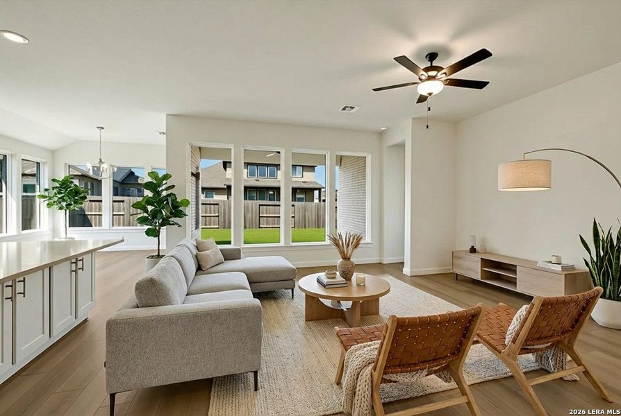 Furnished interior view inside a new home in Veramendi, New Braunfels (Image 5).