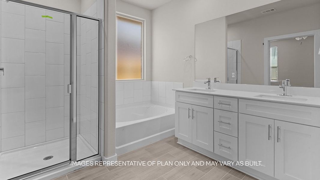 Furnished interior view inside a new home in Westmont, Lubbock (Image 5).