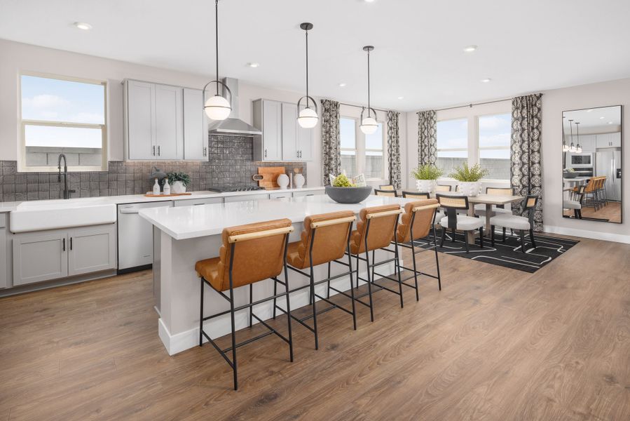 Furnished interior view inside a new home in Montana Vista - Summit: Summit, Buckeye (Image 15).