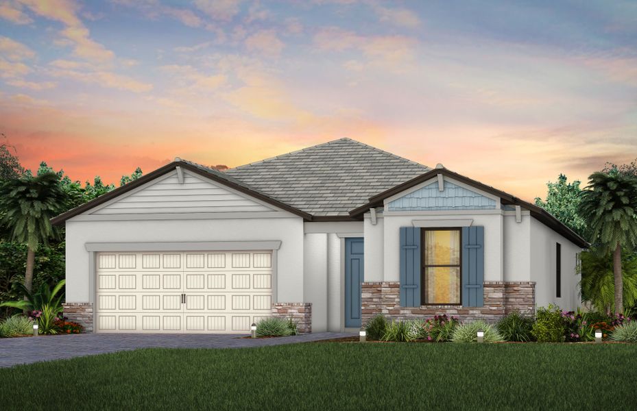 Exterior C2 with optional stone