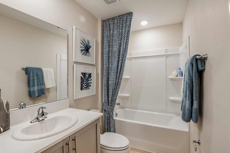 Representative furnished interior of a home built from the Barcelona by Casa Fresca Homes in Pasadena Woods, Dade City (Image 18). Representative furnished interior of a home built from the Barcelona by Casa Fresca Homes in Pasadena Woods, Dade City (Image 18).