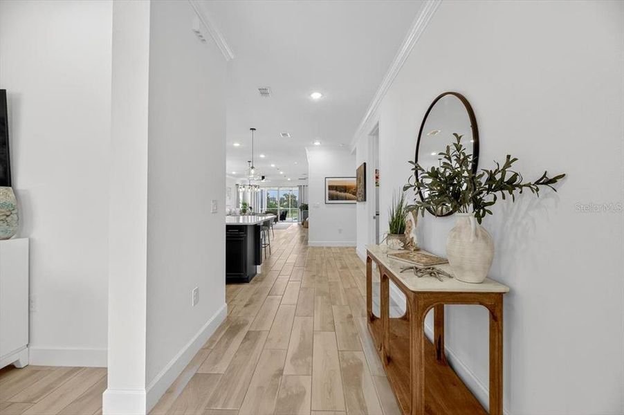 Furnished interior view inside a new home in Marisol Pointe at MiraBay Florida Series, Apollo Beach (Image 25).