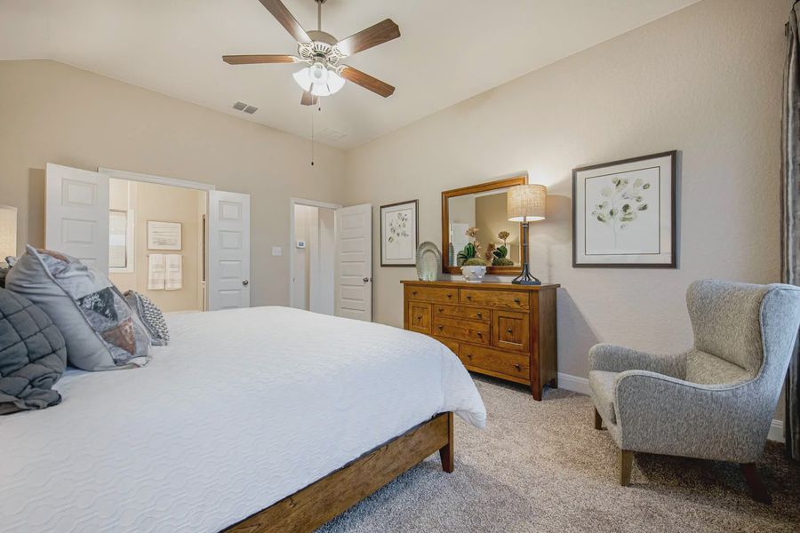 Representative furnished interior of a home built from the Morgan by Chesmar Homes in Buffalo Crossing, Cibolo (Image 9). Representative furnished interior of a home built from the Morgan by Chesmar Homes in Buffalo Crossing, Cibolo (Image 9).