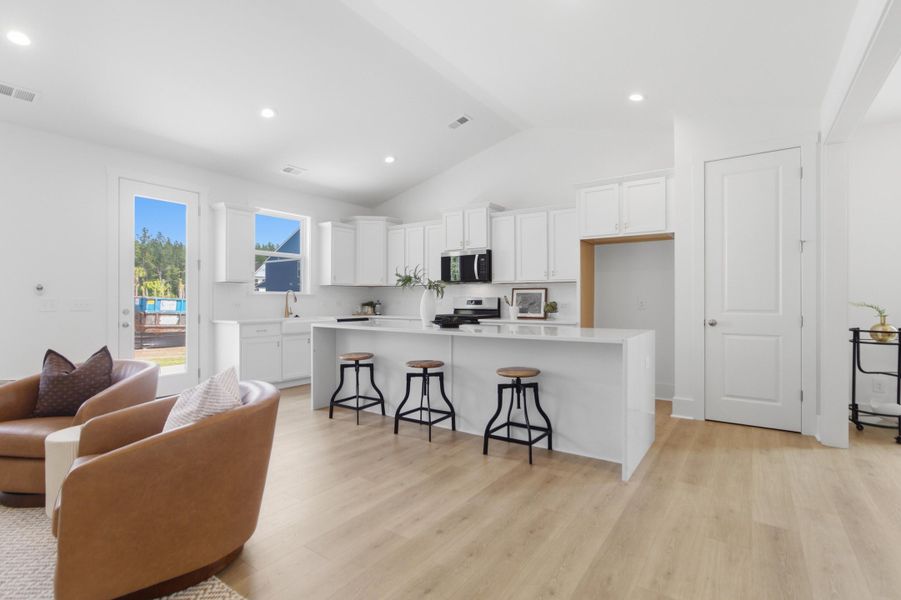 Furnished interior view inside a new home in , Ravenel (Image 29).