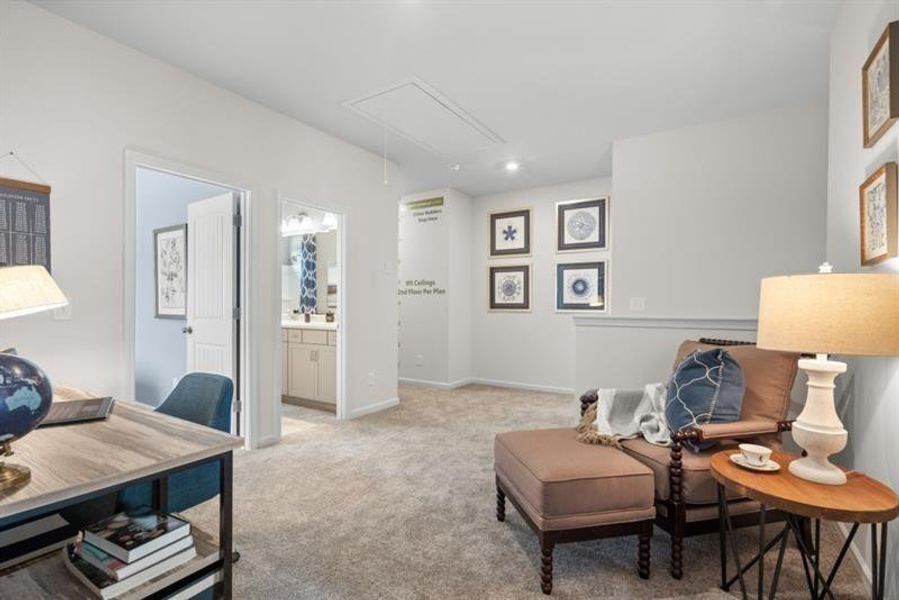 Furnished interior view inside a new home in Victoria Heights, Dallas (Image 21).