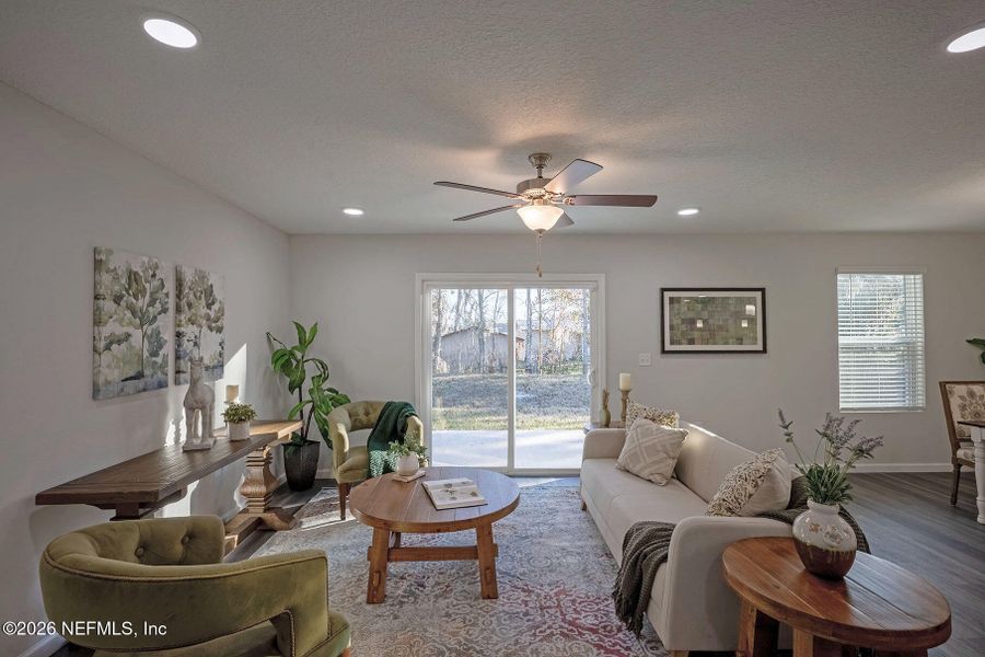 Furnished interior view inside a new home in , Jacksonville (Image 15). Furnished interior view inside a new home in , Jacksonville (Image 15).