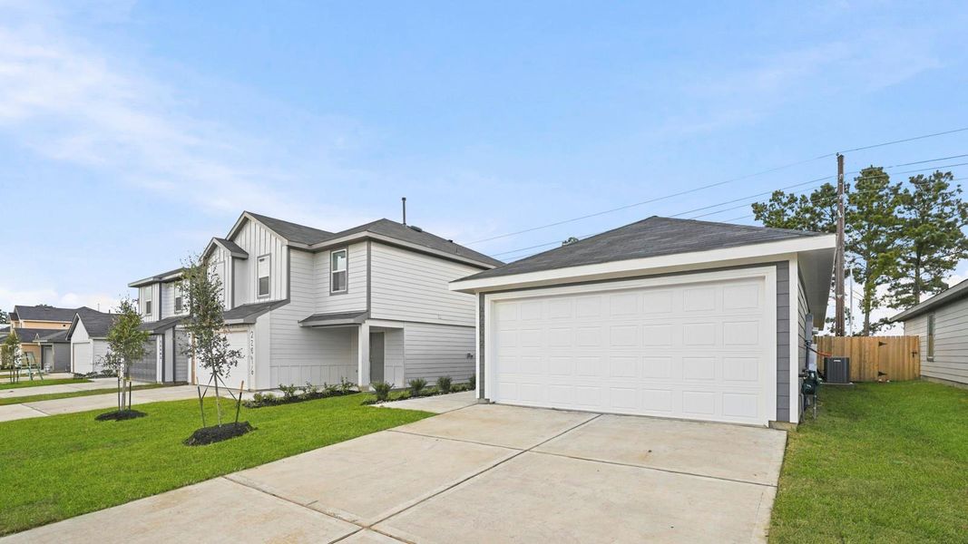 Front exterior of a new home in , China, TX, highlighting curb appeal (Image 18). Front exterior of a new home in , China, TX, highlighting curb appeal (Image 18).