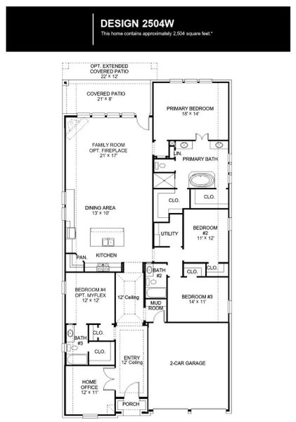 2D floor plan layout of this home in Two Step Farm, Montgomery, TX (Image 3). 2D floor plan layout of this home in Two Step Farm, Montgomery, TX (Image 3).