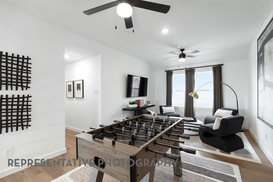 Furnished interior view inside a new home in Landmark, Denton (Image 24).