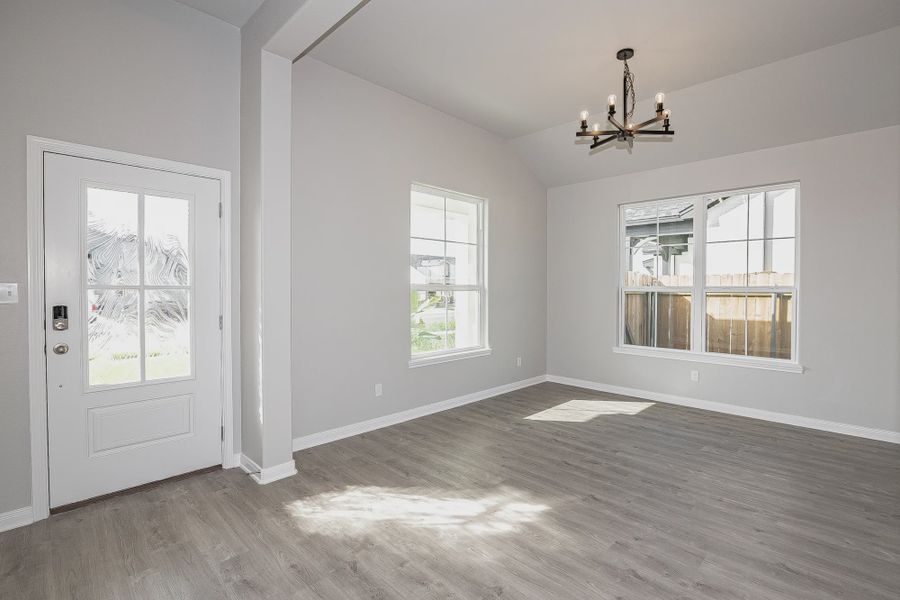 Representative unfurnished interior of a home built from the Tyler II by Steve Klein Custom Builder in TerraVista, Victoria (Image 8).