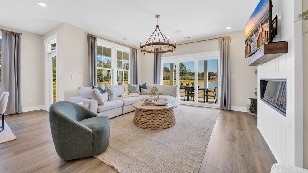 Representative furnished interior of a home built from the Lighthouse II by DRB Homes in Bayview Acres, Mount Pleasant (Image 10). Representative furnished interior of a home built from the Lighthouse II by DRB Homes in Bayview Acres, Mount Pleasant (Image 10).